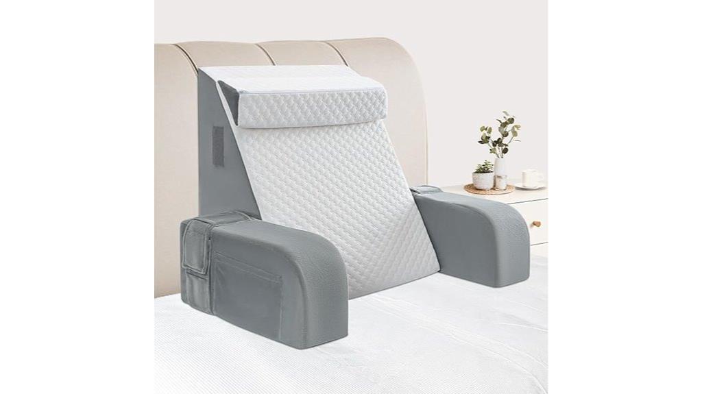 bed sitting pillow support