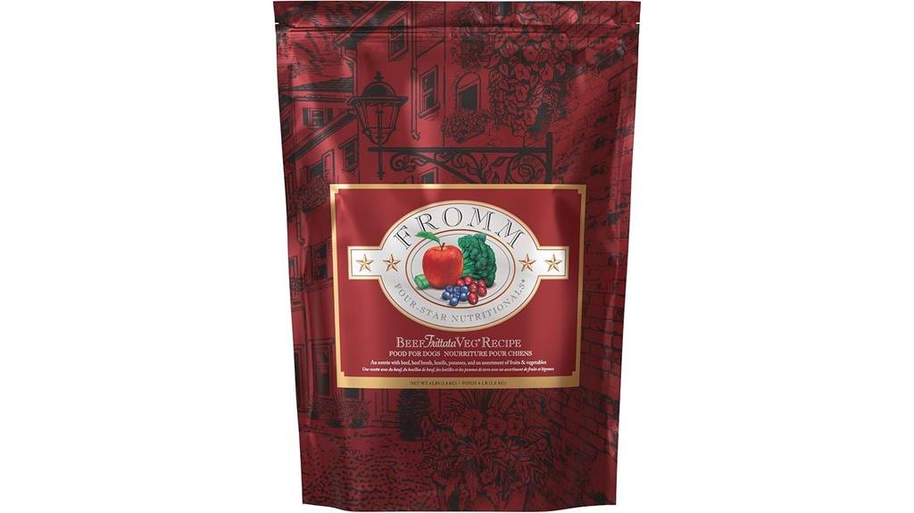 beef frittata veg dog