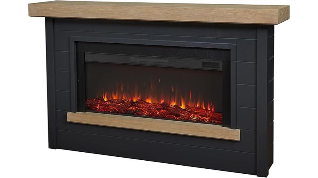 bernice 67 inch electric fireplace