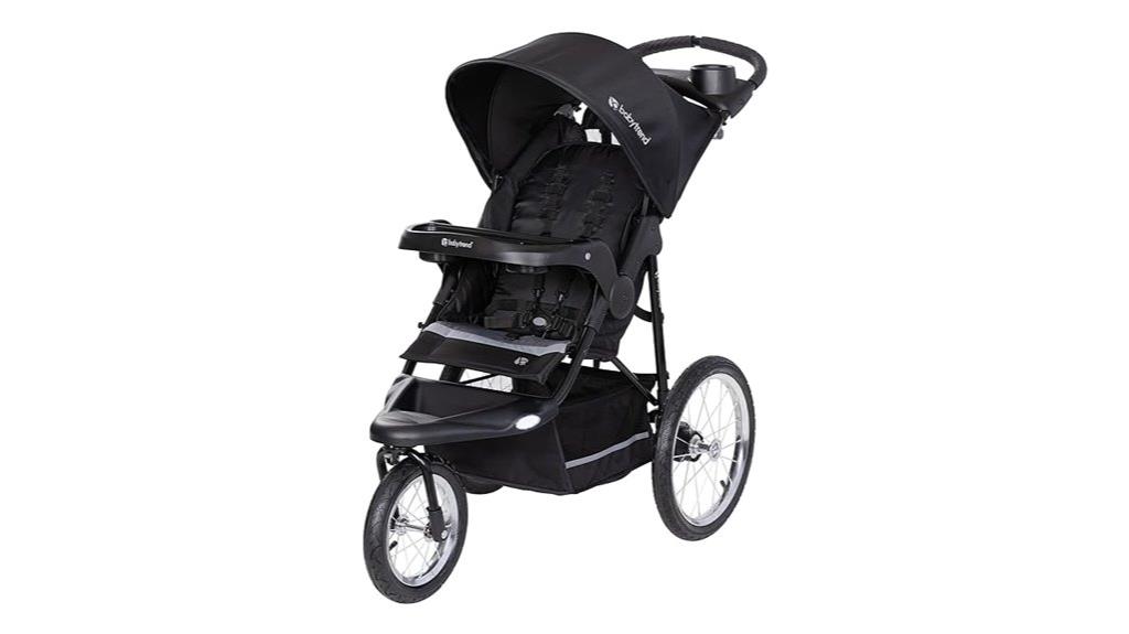 black dash baby jogger