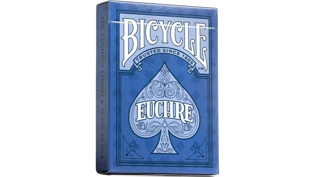 blue bicycle euchre deck