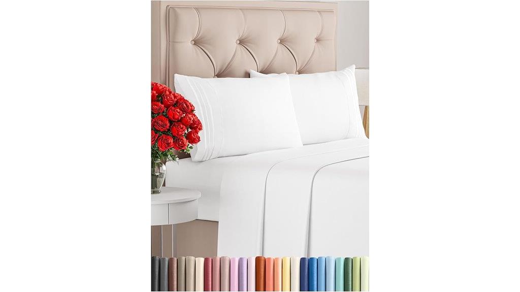 breathable queen sheet set