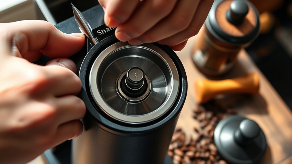 burrs alignment seasoning