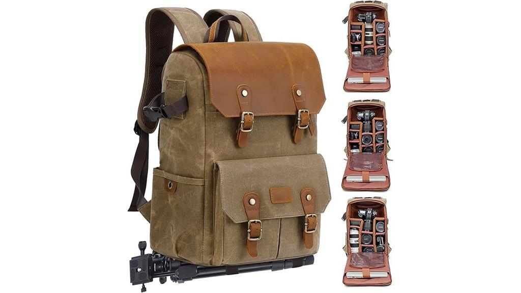 camera backpack with accessories
