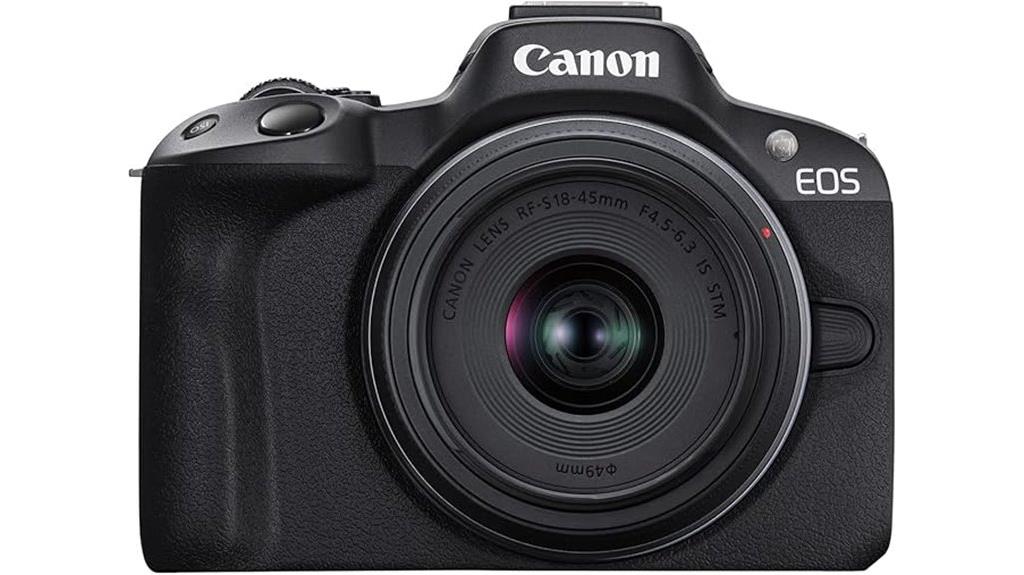 canon r50 aps c camera