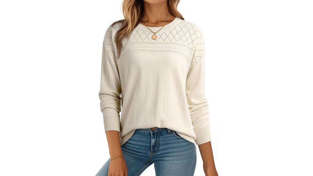 casual long sleeve sweater