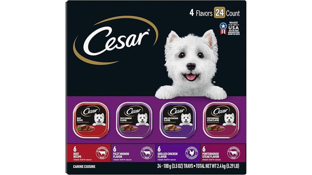 cesar wet dog food