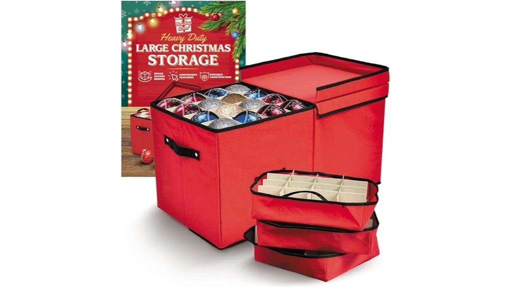 christmas ornament storage organizer