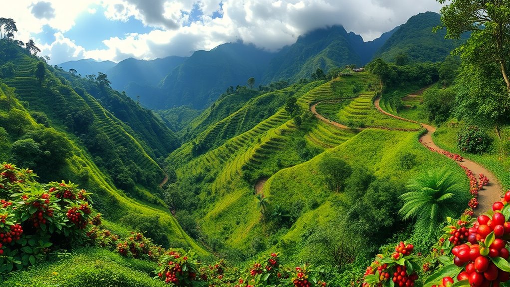 climate driven coffee diversity