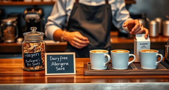 coffee bar allergen protocols