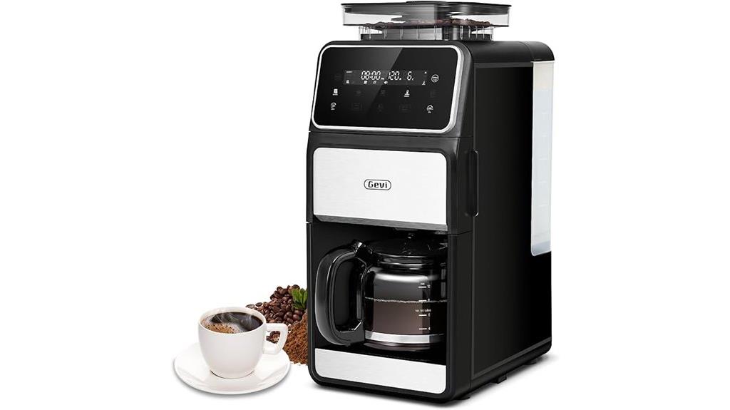 coffee maker with grinder