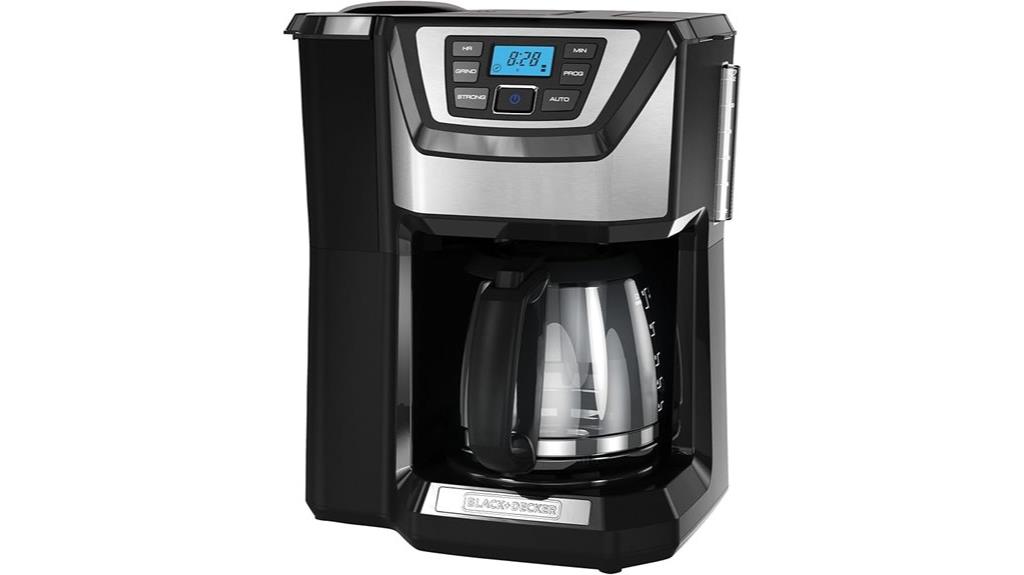 coffee maker with grinding