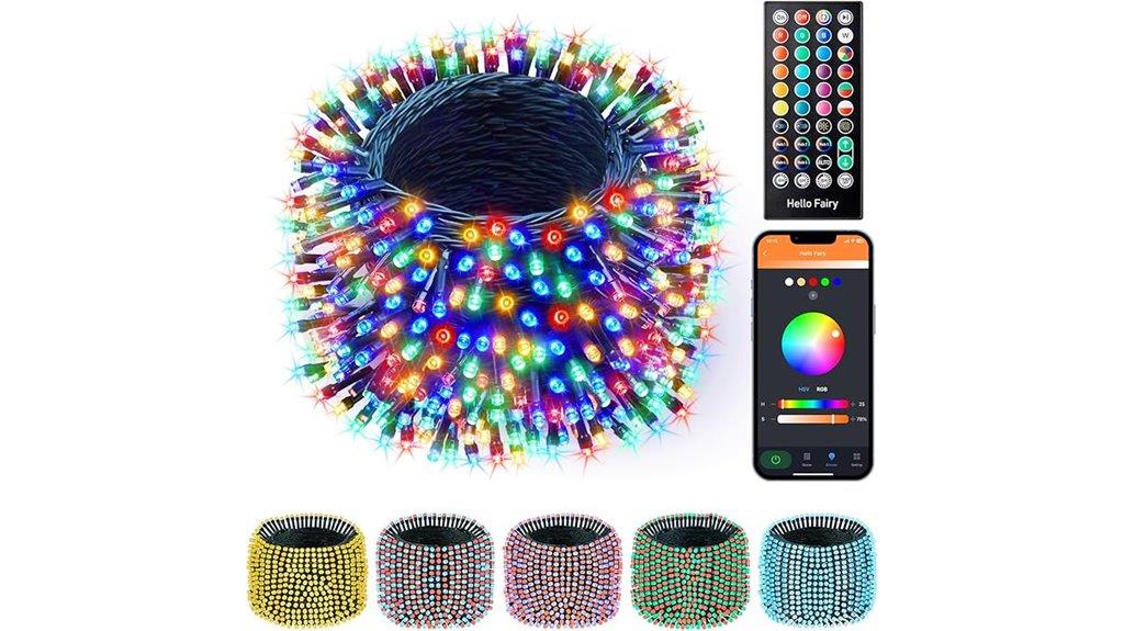 color changing outdoor christmas lights