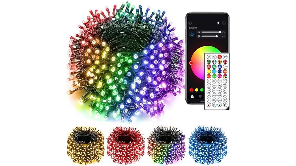 colorful 800 led string lights