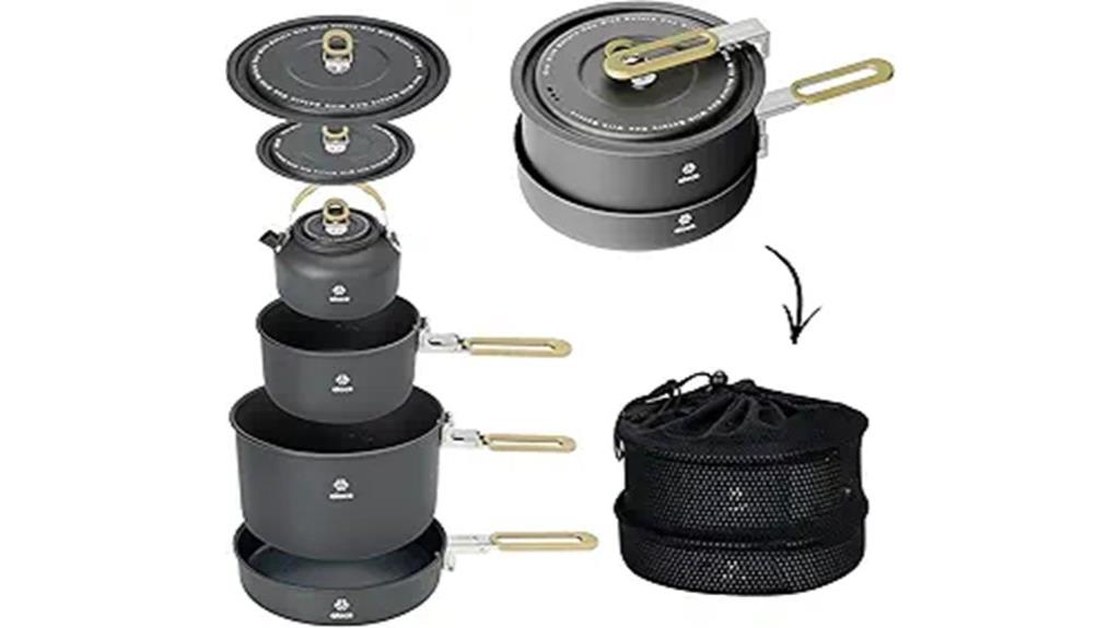 compact outdoor cooking set