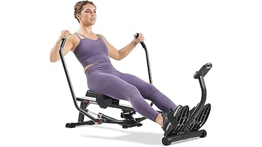 compact rowing machine with resistance