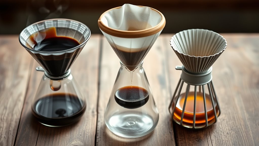 comparison of pour over brewers