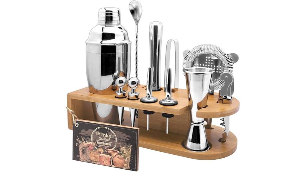 complete bartender mixing set