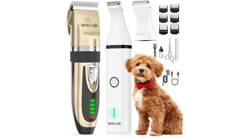 cordless low noise grooming