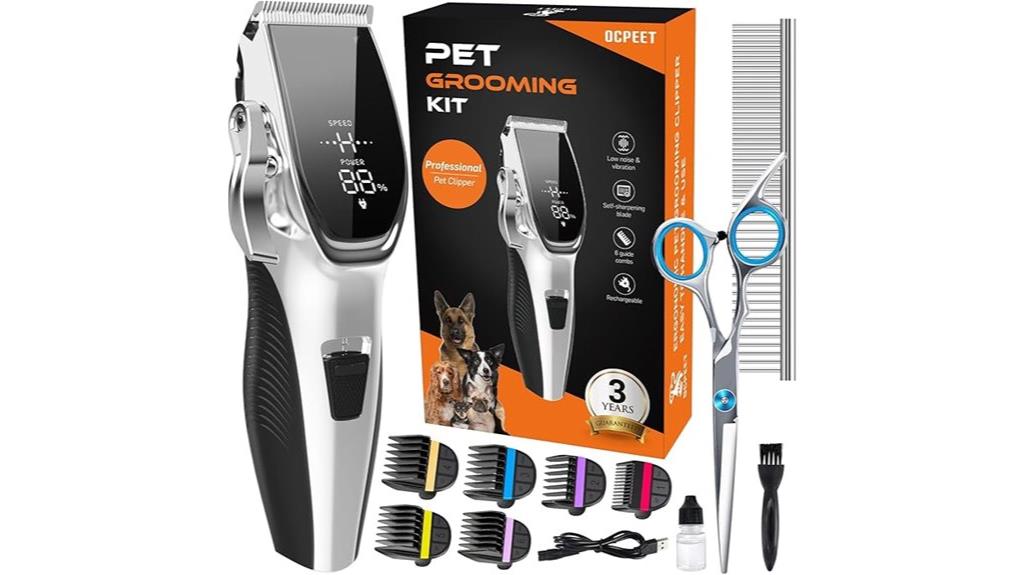 cordless pet grooming kit