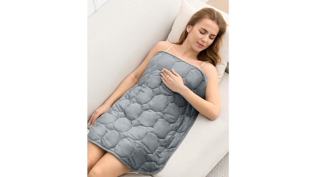 cotton blue weighted blanket