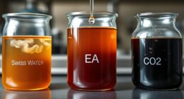 decaffeination methods comparison