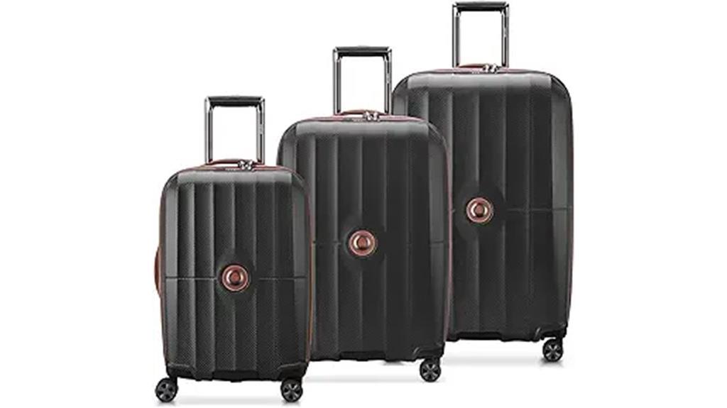 delsey paris 3 piece luggage