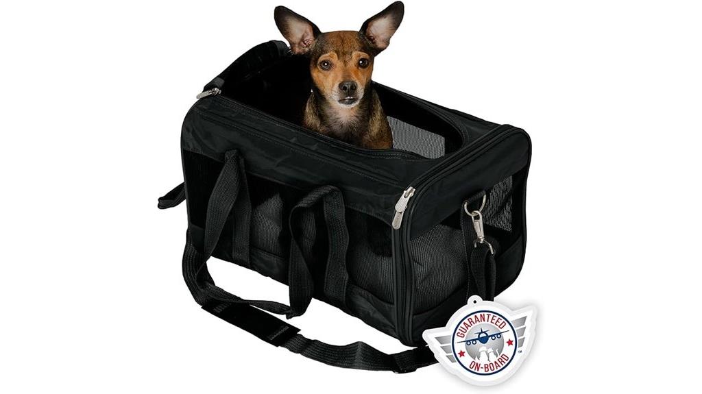 deluxe airline pet carrier