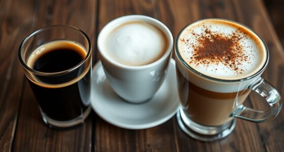 different coffee beverage types