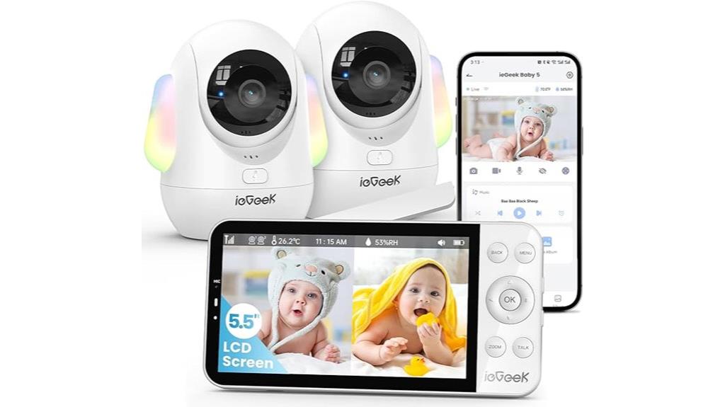 dual camera baby monitor