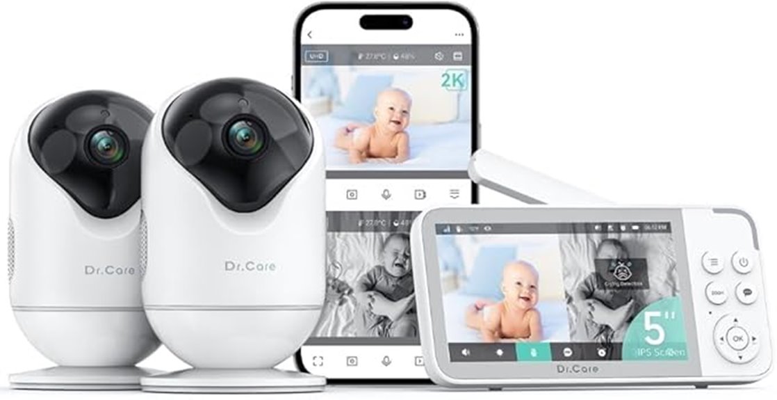dual camera wifi monitor