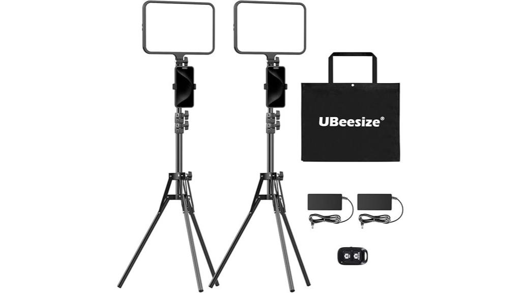 dual led video lights