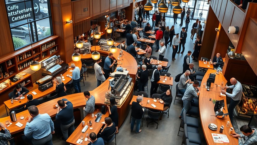 efficient cafe layout design