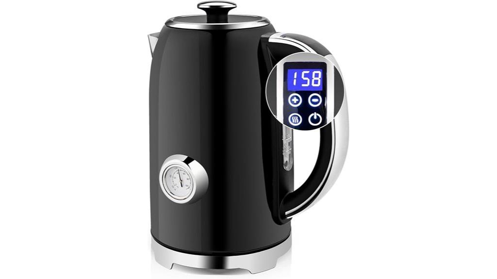 electric kettle with controls