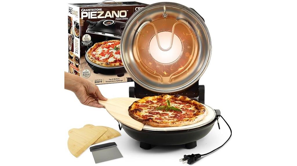 electric pizza oven with stone