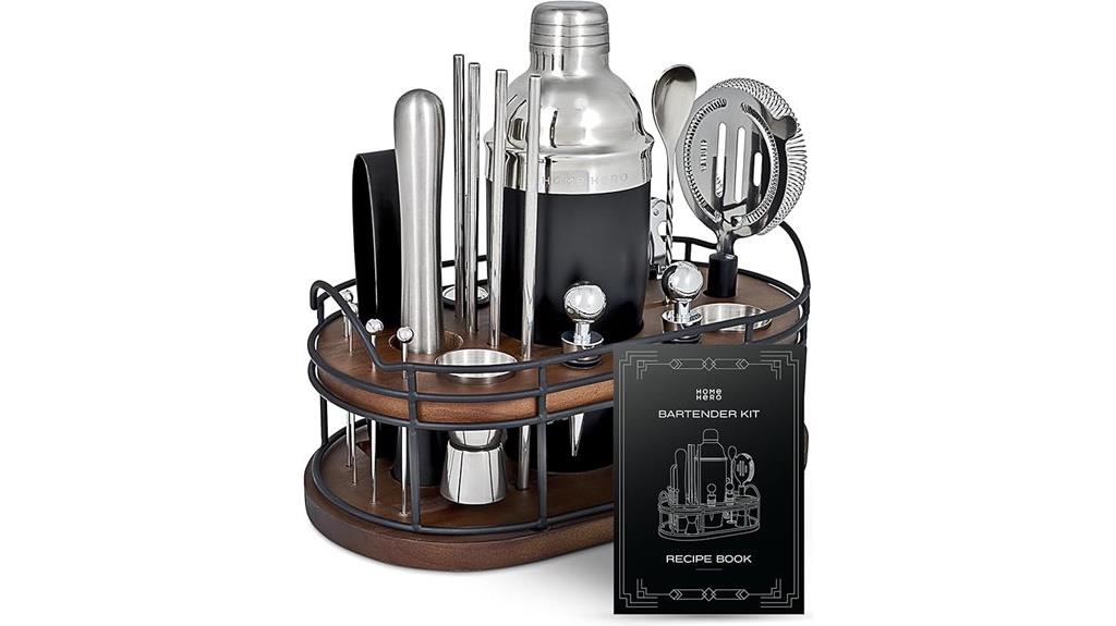 elegant 22 piece bartender kit