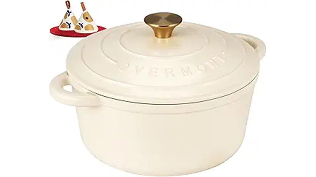 enameled cast iron dutch oven