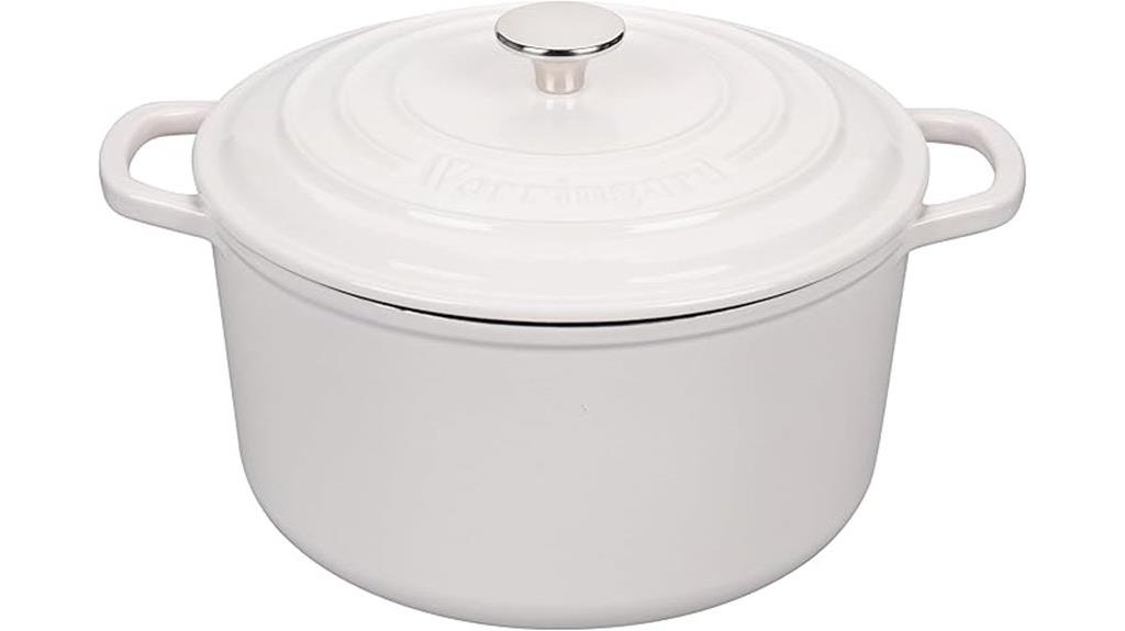 enamelled cast iron pot