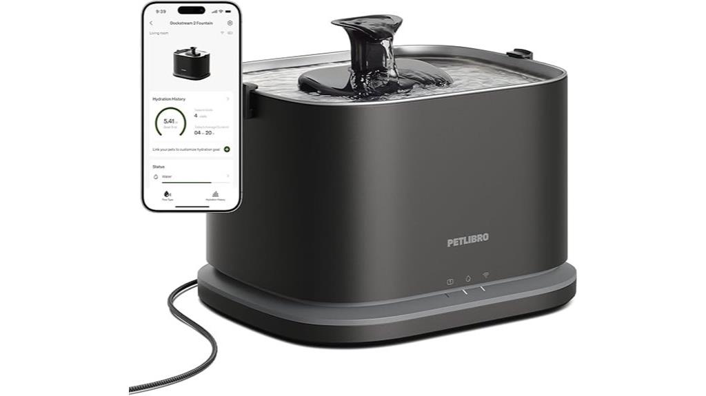 enhanced indoor cat water fountain