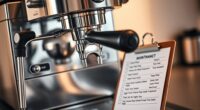 espresso machine maintenance checklist