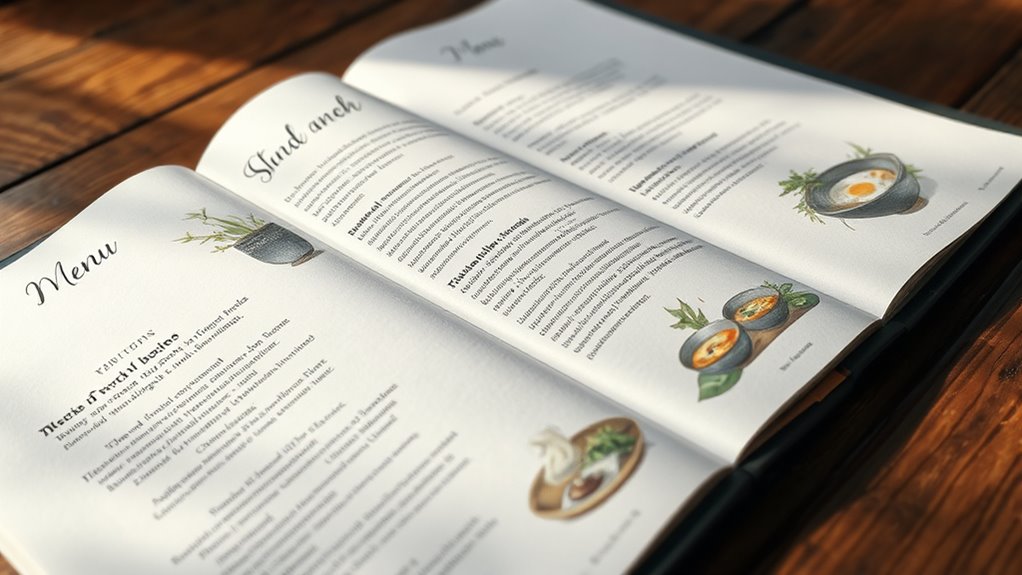 ethical persuasive menu writing