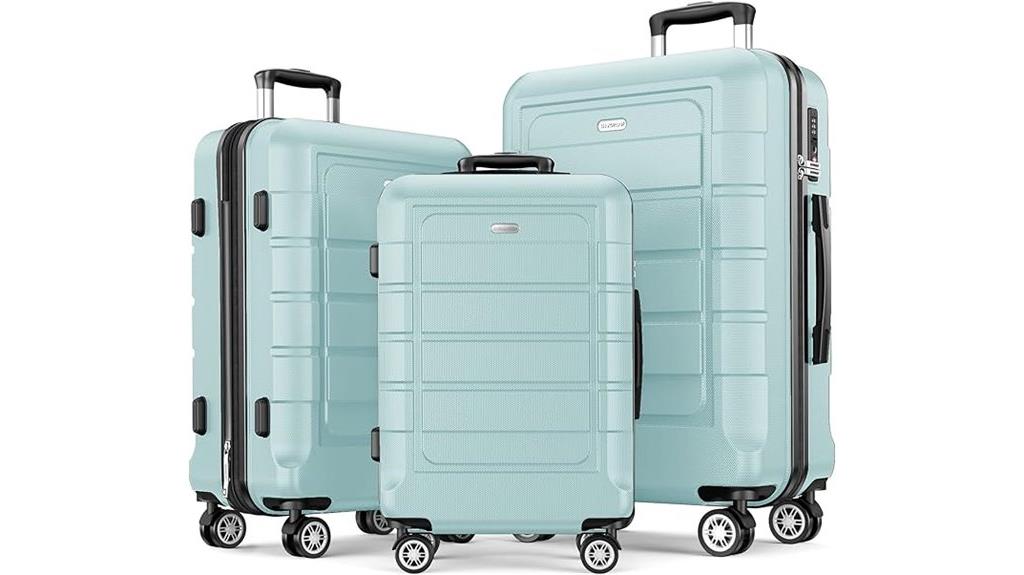 expandable luggage with tsa