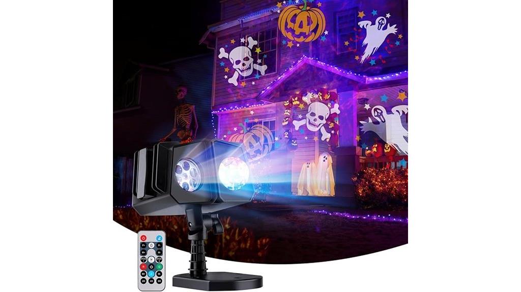 festive holiday projection lights