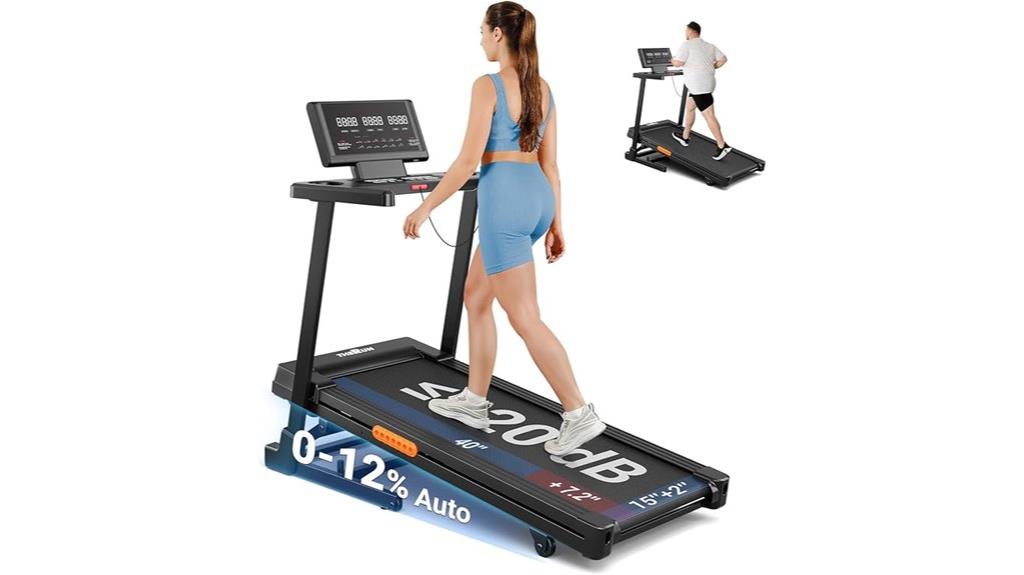 foldable incline treadmill 3 0 hp