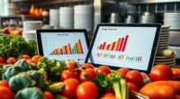food expense relative to sales