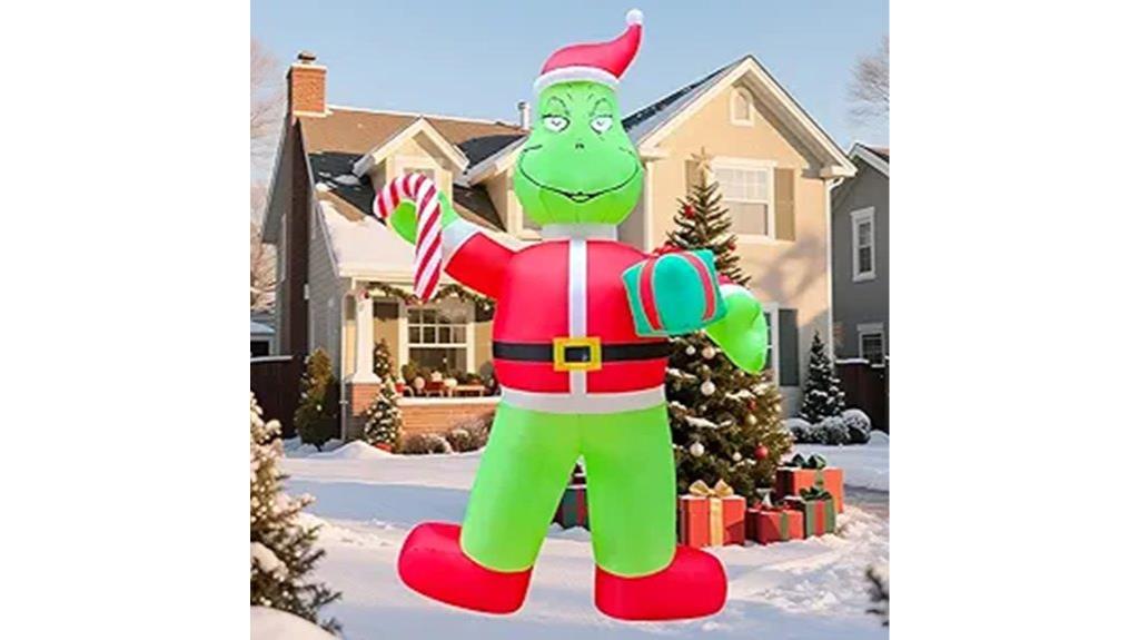 giant santa monster inflatable