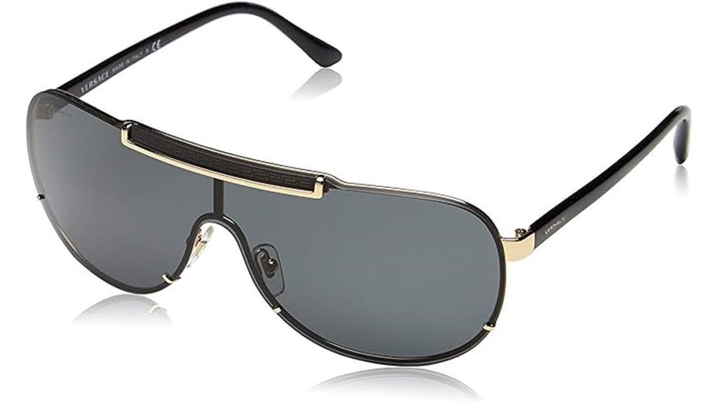 gold frame sunglasses