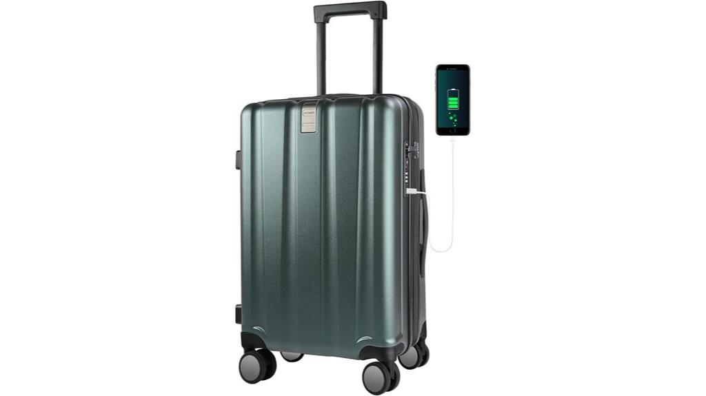 hard shell spinner luggage