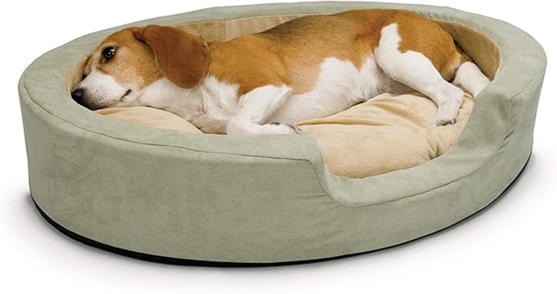 heated indoor medium bed