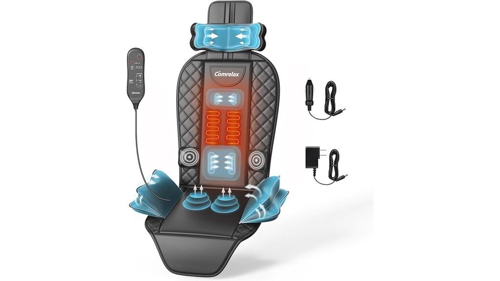 heated traction massage device